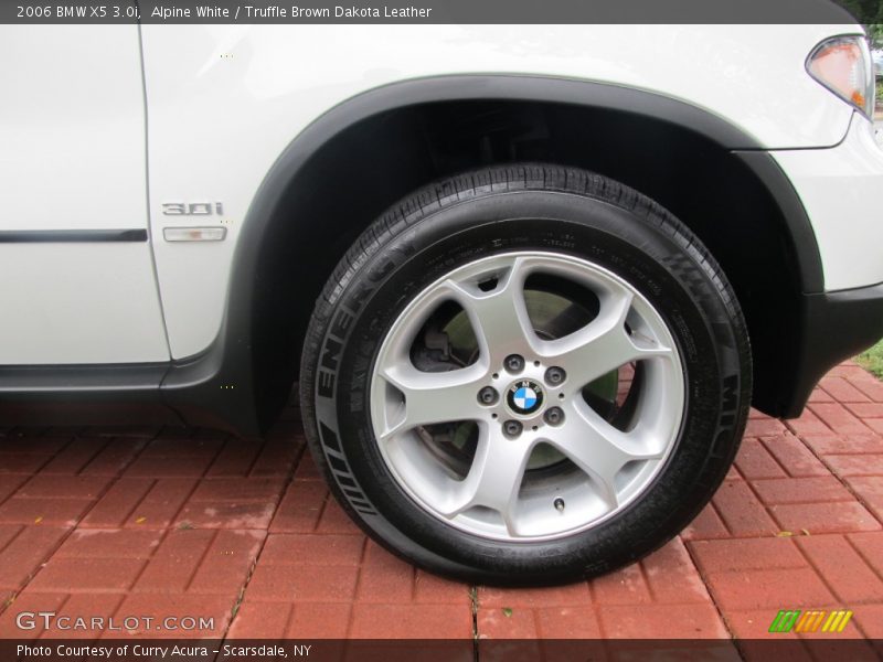 Alpine White / Truffle Brown Dakota Leather 2006 BMW X5 3.0i