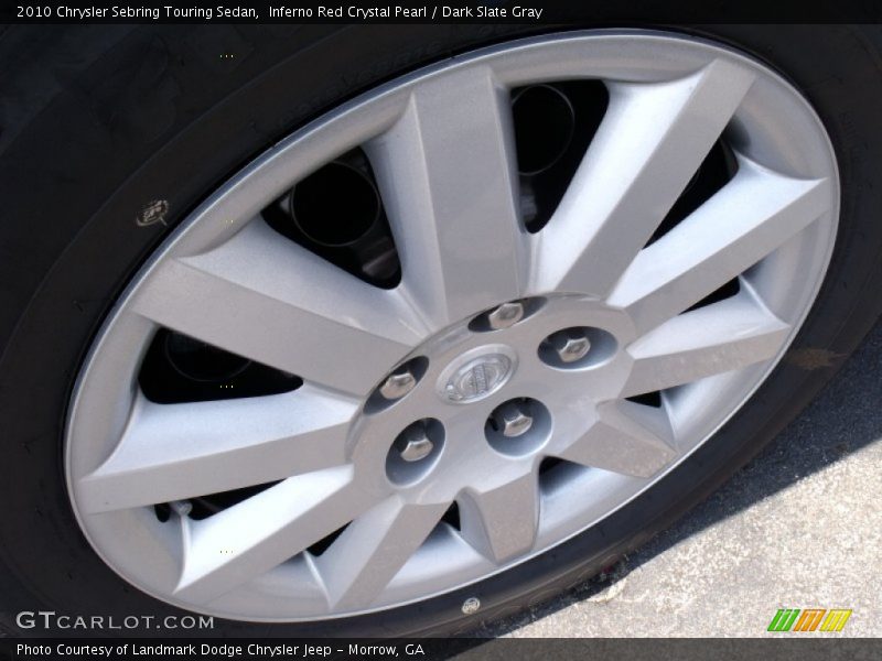 Inferno Red Crystal Pearl / Dark Slate Gray 2010 Chrysler Sebring Touring Sedan