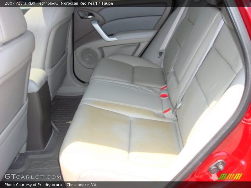 Moroccan Red Pearl / Taupe 2007 Acura RDX Technology