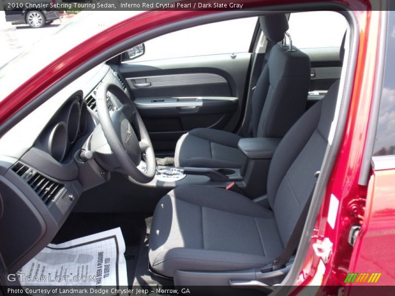 Inferno Red Crystal Pearl / Dark Slate Gray 2010 Chrysler Sebring Touring Sedan