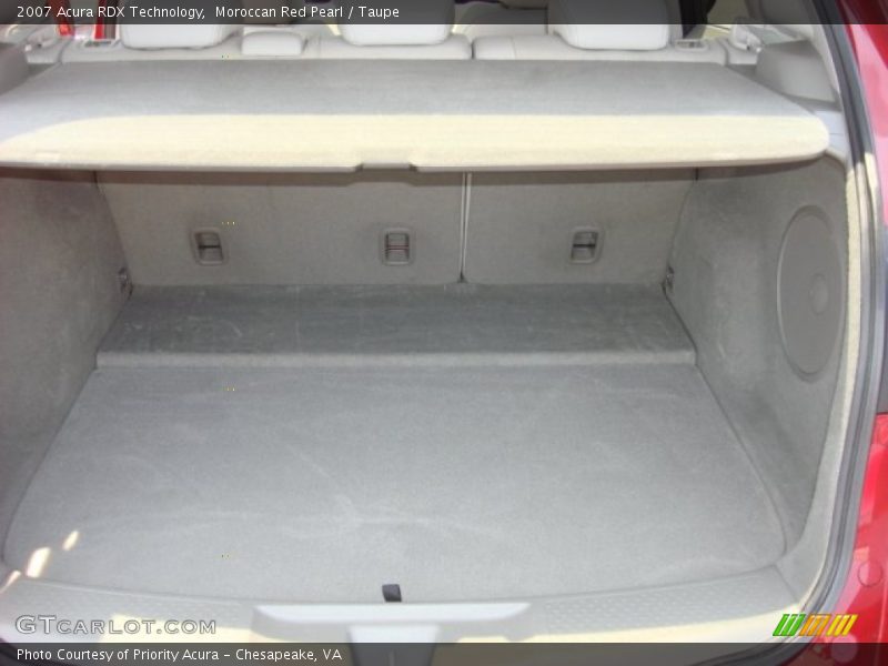 Moroccan Red Pearl / Taupe 2007 Acura RDX Technology