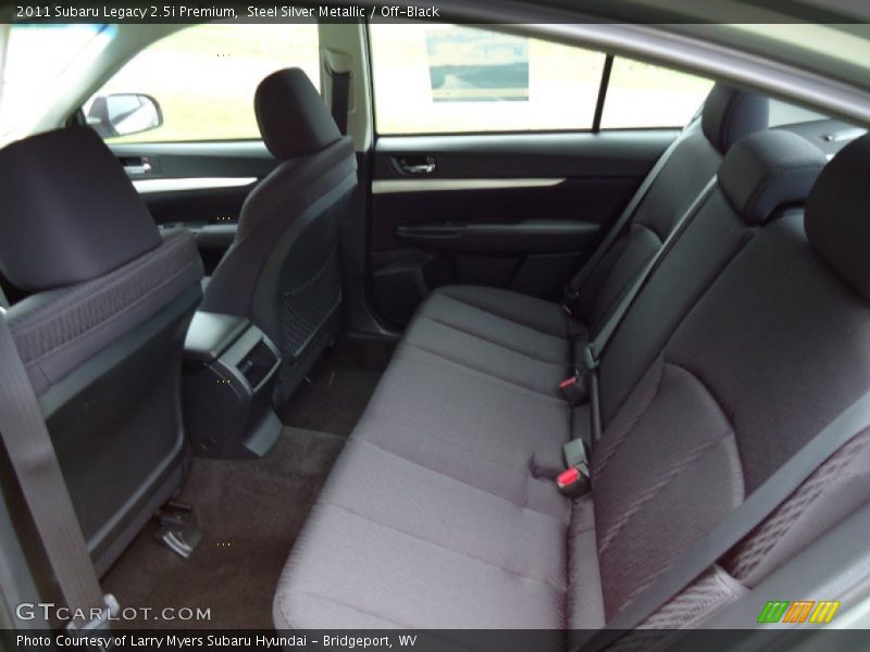 Steel Silver Metallic / Off-Black 2011 Subaru Legacy 2.5i Premium