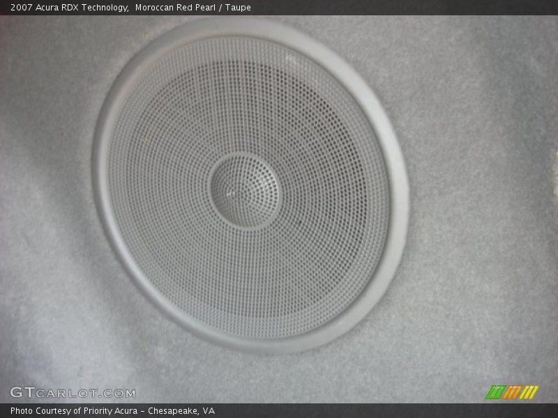 Moroccan Red Pearl / Taupe 2007 Acura RDX Technology