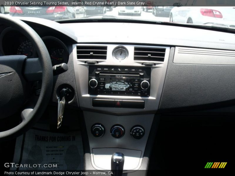 Inferno Red Crystal Pearl / Dark Slate Gray 2010 Chrysler Sebring Touring Sedan
