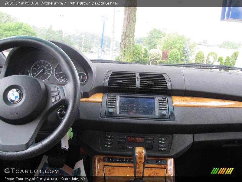Alpine White / Truffle Brown Dakota Leather 2006 BMW X5 3.0i