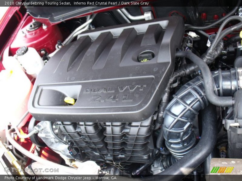 Inferno Red Crystal Pearl / Dark Slate Gray 2010 Chrysler Sebring Touring Sedan