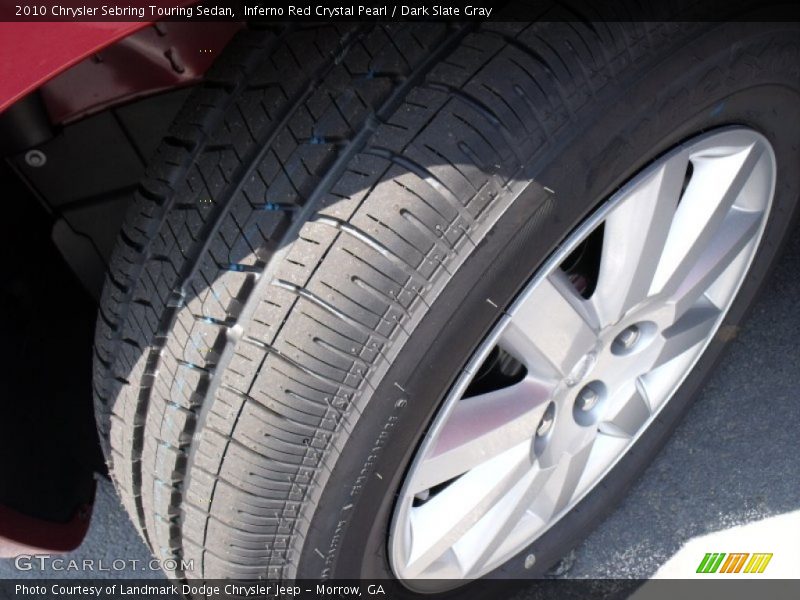 Inferno Red Crystal Pearl / Dark Slate Gray 2010 Chrysler Sebring Touring Sedan