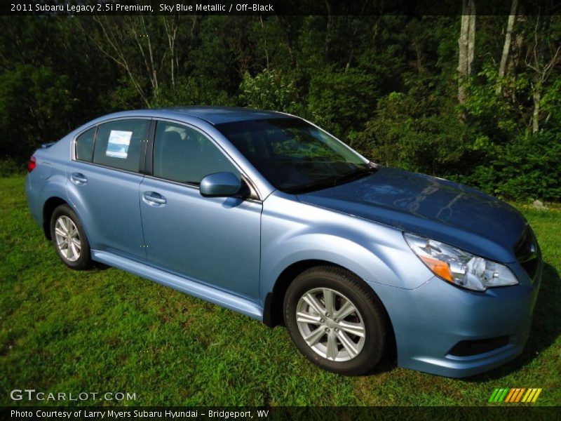 Sky Blue Metallic / Off-Black 2011 Subaru Legacy 2.5i Premium