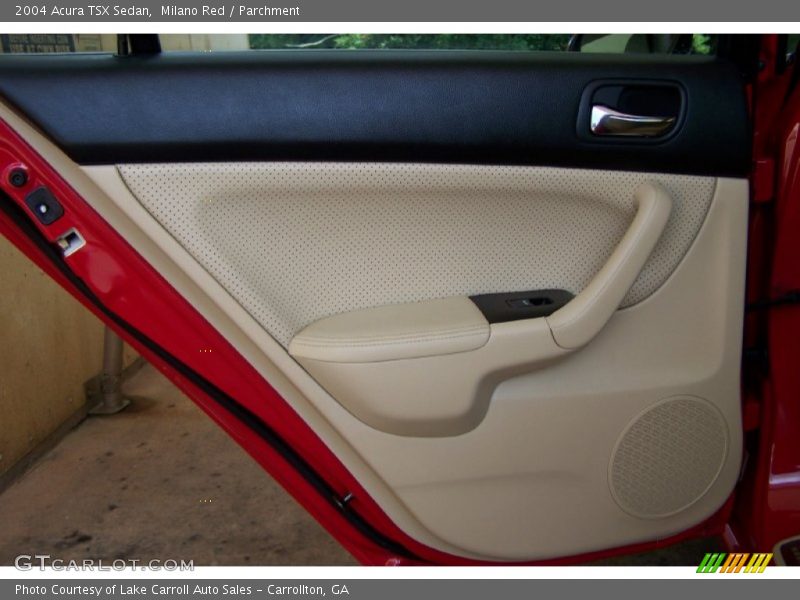 Milano Red / Parchment 2004 Acura TSX Sedan