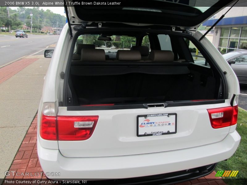 Alpine White / Truffle Brown Dakota Leather 2006 BMW X5 3.0i