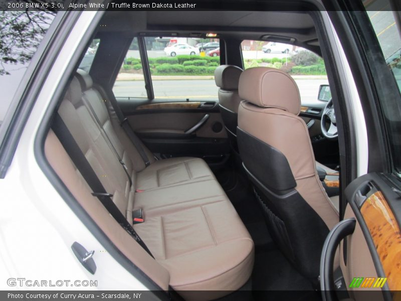 Alpine White / Truffle Brown Dakota Leather 2006 BMW X5 3.0i