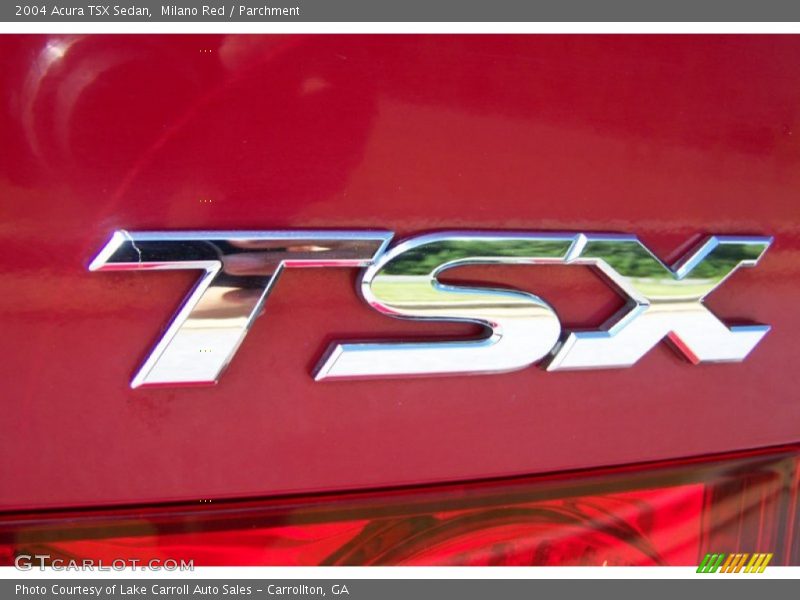 Milano Red / Parchment 2004 Acura TSX Sedan