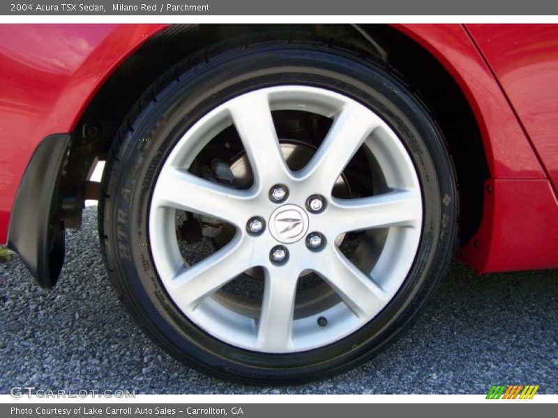 Milano Red / Parchment 2004 Acura TSX Sedan