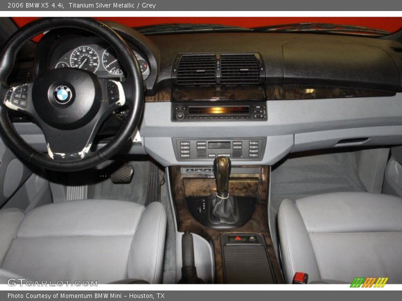 Titanium Silver Metallic / Grey 2006 BMW X5 4.4i