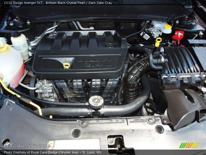 Brilliant Black Crystal Pearl / Dark Slate Gray 2010 Dodge Avenger SXT