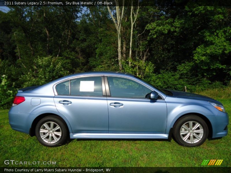Sky Blue Metallic / Off-Black 2011 Subaru Legacy 2.5i Premium