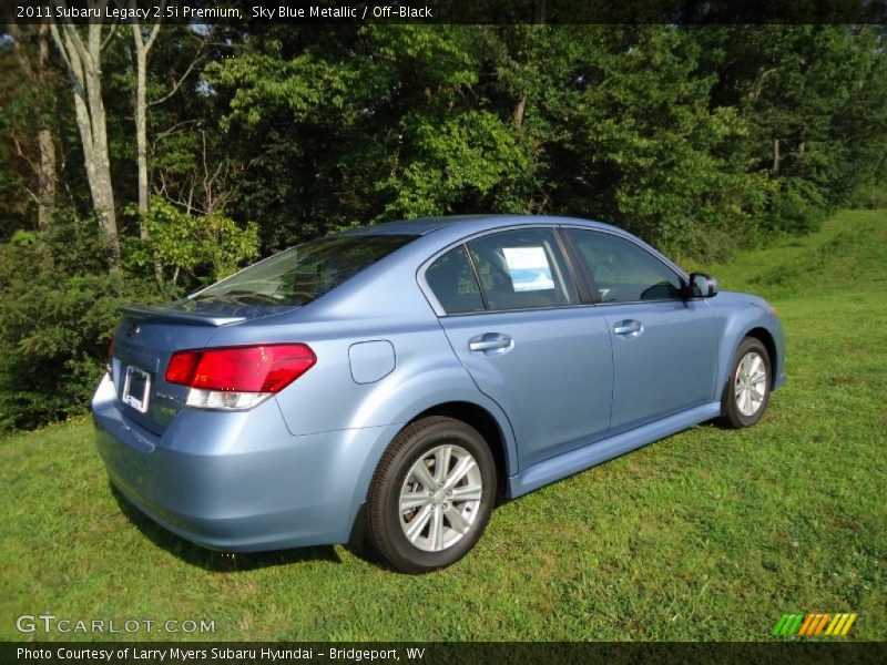 Sky Blue Metallic / Off-Black 2011 Subaru Legacy 2.5i Premium