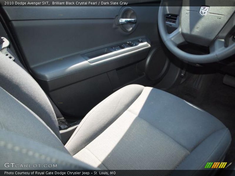Brilliant Black Crystal Pearl / Dark Slate Gray 2010 Dodge Avenger SXT