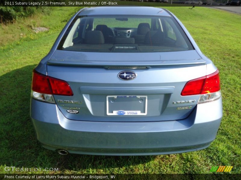 Sky Blue Metallic / Off-Black 2011 Subaru Legacy 2.5i Premium