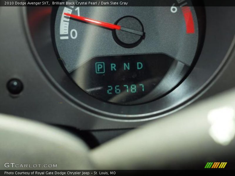 Brilliant Black Crystal Pearl / Dark Slate Gray 2010 Dodge Avenger SXT