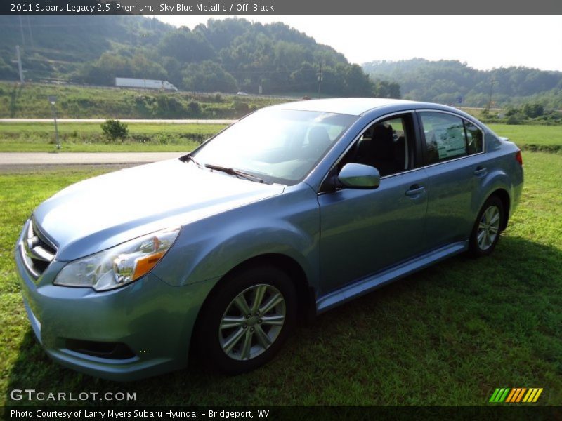 Sky Blue Metallic / Off-Black 2011 Subaru Legacy 2.5i Premium