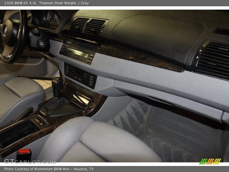 Titanium Silver Metallic / Grey 2006 BMW X5 4.4i