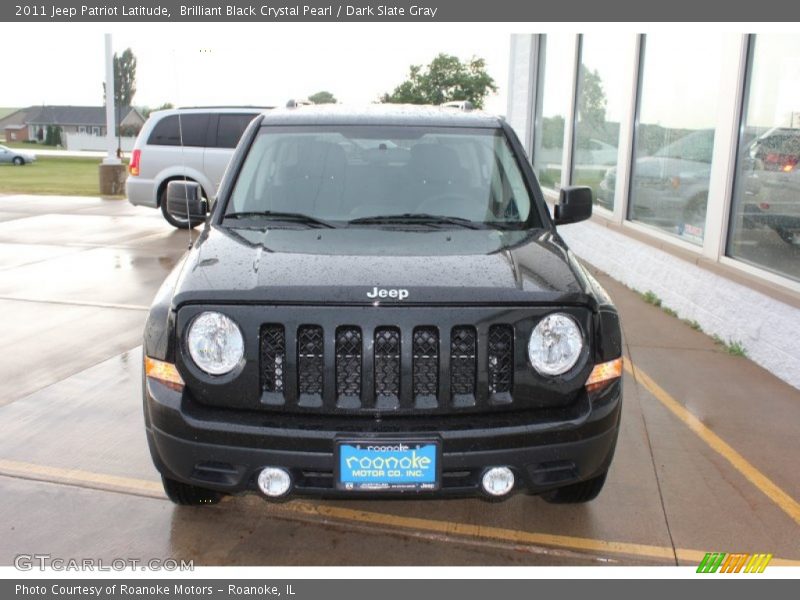 Brilliant Black Crystal Pearl / Dark Slate Gray 2011 Jeep Patriot Latitude