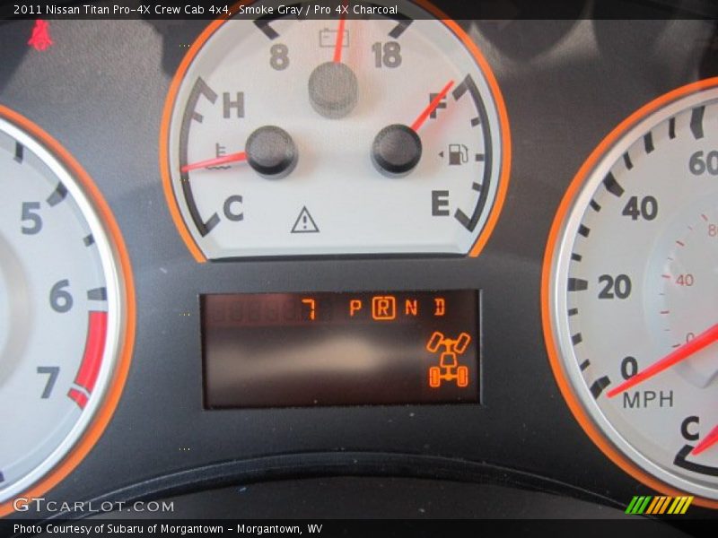 Smoke Gray / Pro 4X Charcoal 2011 Nissan Titan Pro-4X Crew Cab 4x4