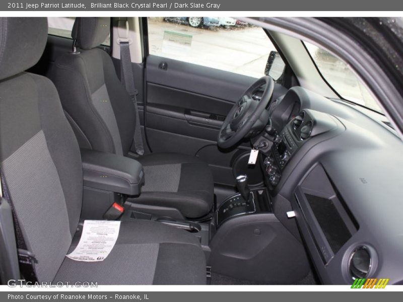 Brilliant Black Crystal Pearl / Dark Slate Gray 2011 Jeep Patriot Latitude