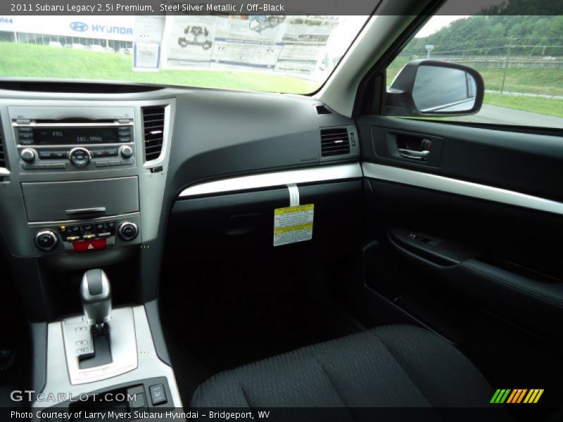Steel Silver Metallic / Off-Black 2011 Subaru Legacy 2.5i Premium
