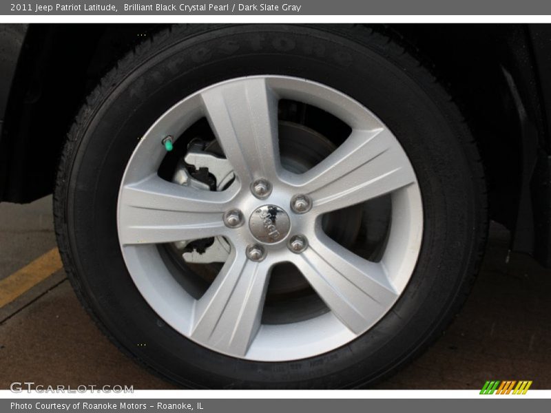 Brilliant Black Crystal Pearl / Dark Slate Gray 2011 Jeep Patriot Latitude