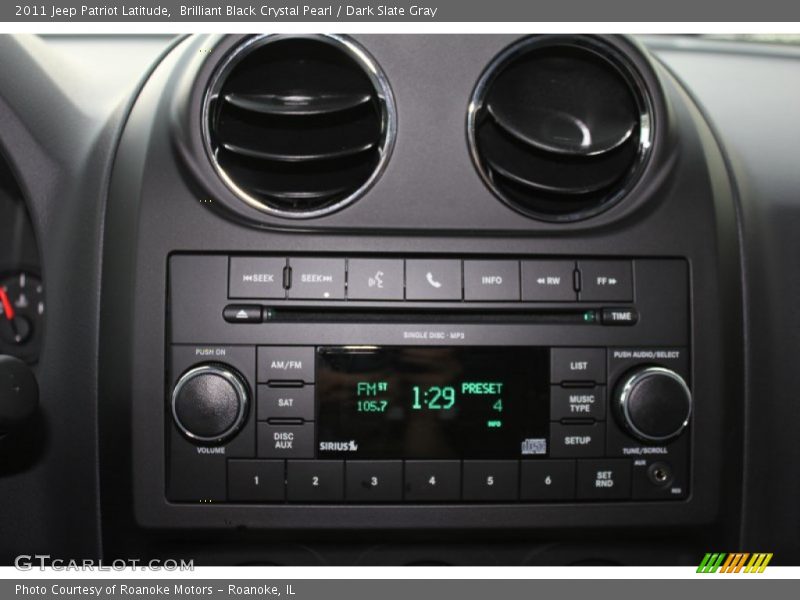 Brilliant Black Crystal Pearl / Dark Slate Gray 2011 Jeep Patriot Latitude