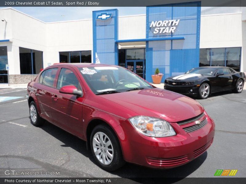 Sport Red / Ebony 2009 Chevrolet Cobalt LT Sedan