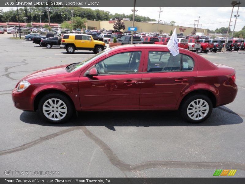 Sport Red / Ebony 2009 Chevrolet Cobalt LT Sedan