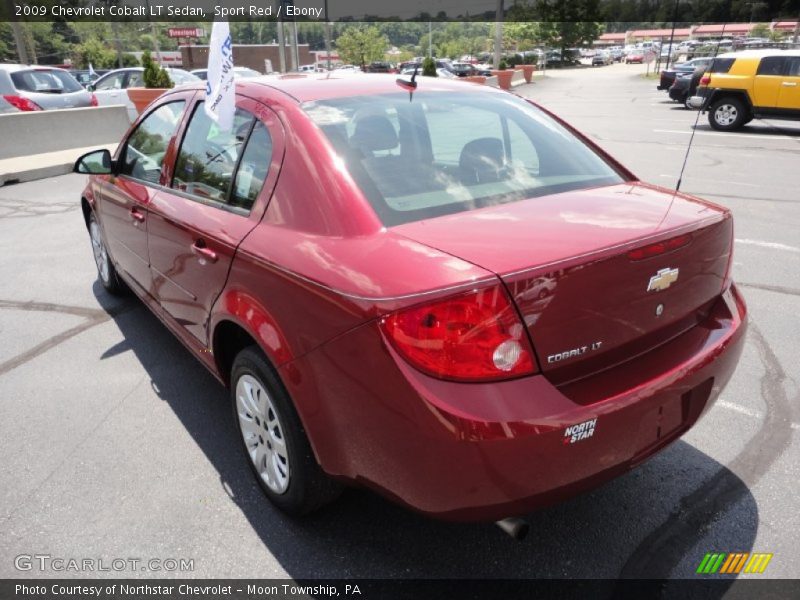Sport Red / Ebony 2009 Chevrolet Cobalt LT Sedan