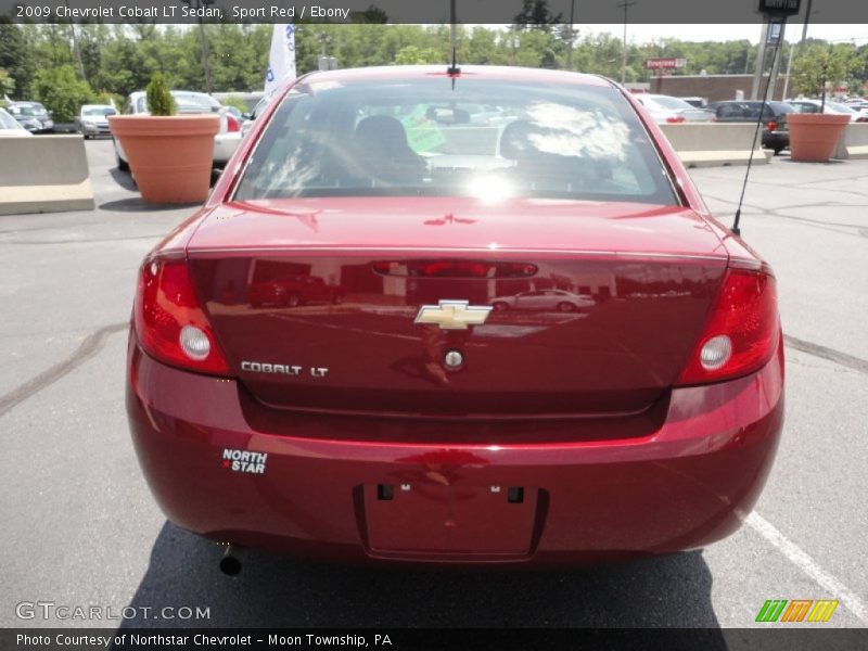 Sport Red / Ebony 2009 Chevrolet Cobalt LT Sedan