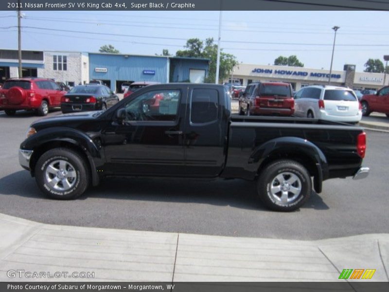 Super Black / Graphite 2011 Nissan Frontier SV V6 King Cab 4x4