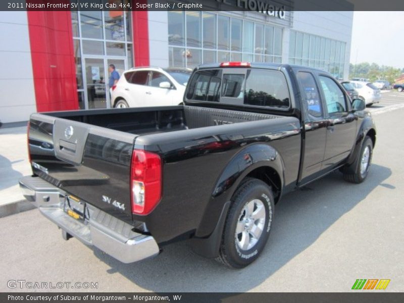 Super Black / Graphite 2011 Nissan Frontier SV V6 King Cab 4x4
