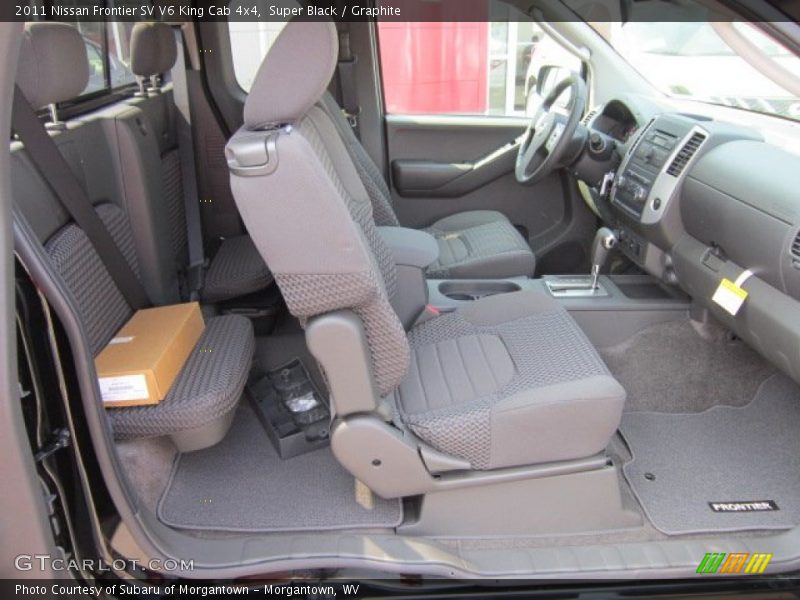 Super Black / Graphite 2011 Nissan Frontier SV V6 King Cab 4x4