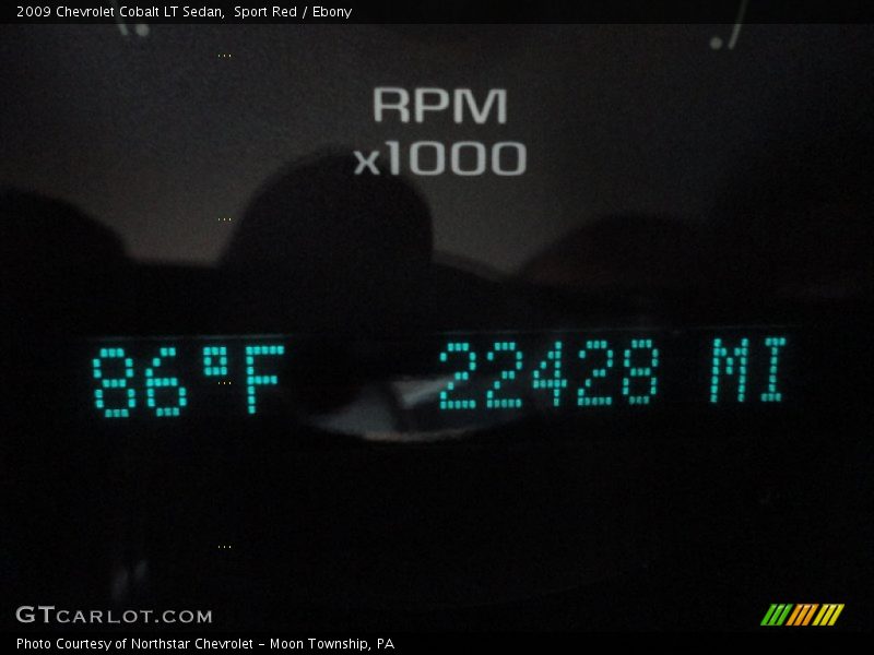 Sport Red / Ebony 2009 Chevrolet Cobalt LT Sedan