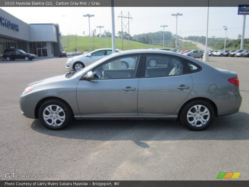 Carbon Gray Mist / Gray 2010 Hyundai Elantra GLS