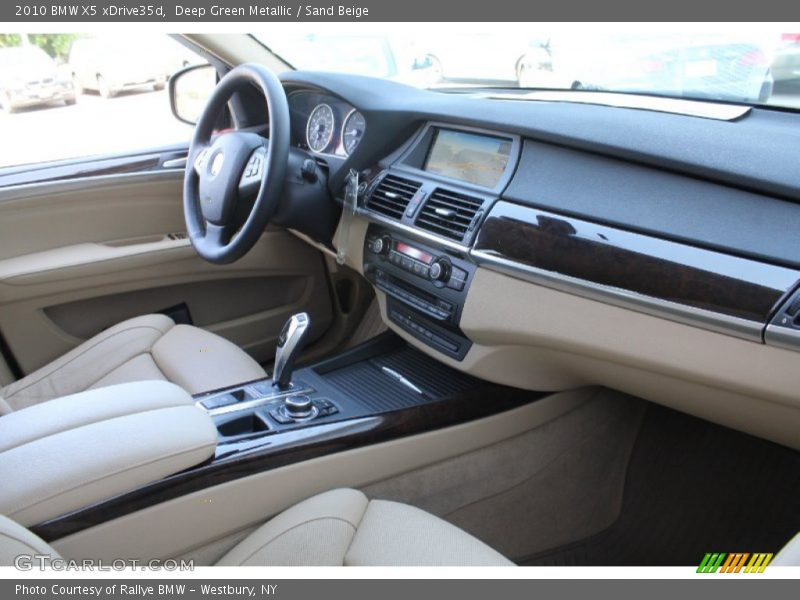 Deep Green Metallic / Sand Beige 2010 BMW X5 xDrive35d
