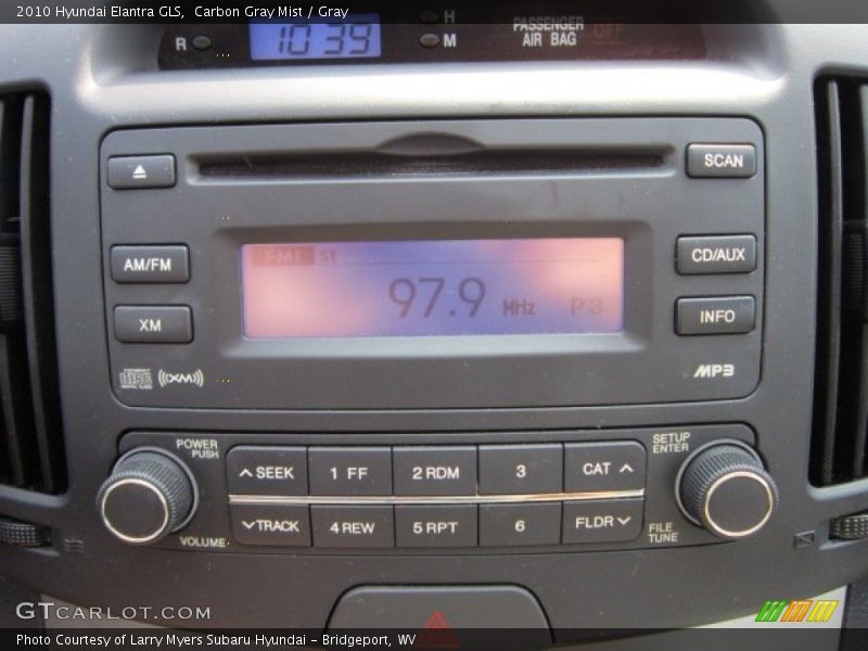 Carbon Gray Mist / Gray 2010 Hyundai Elantra GLS