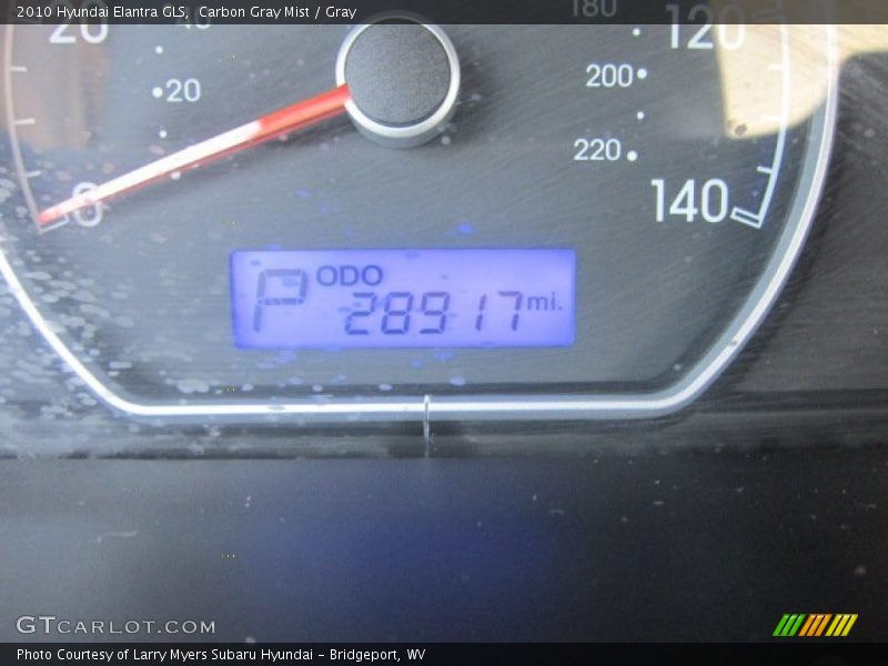 Carbon Gray Mist / Gray 2010 Hyundai Elantra GLS