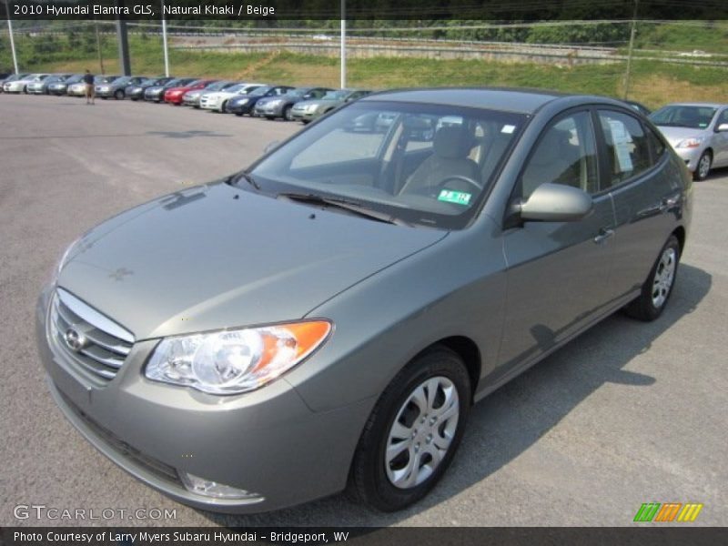 Natural Khaki / Beige 2010 Hyundai Elantra GLS