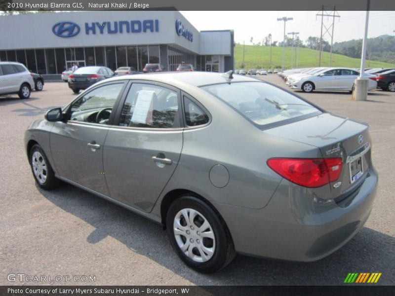 Natural Khaki / Beige 2010 Hyundai Elantra GLS