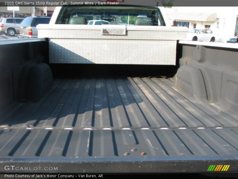 Summit White / Dark Pewter 2003 GMC Sierra 1500 Regular Cab