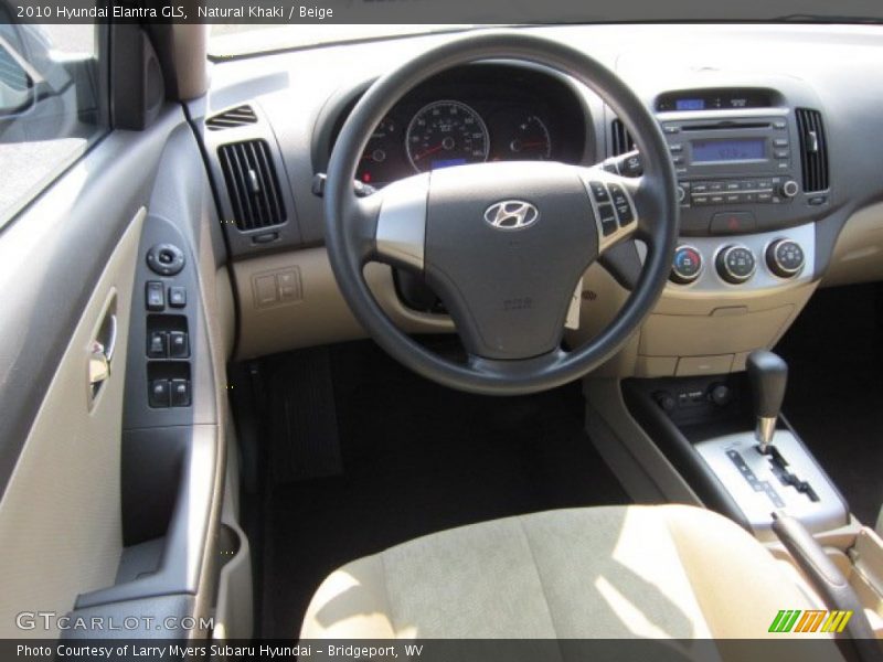 Natural Khaki / Beige 2010 Hyundai Elantra GLS