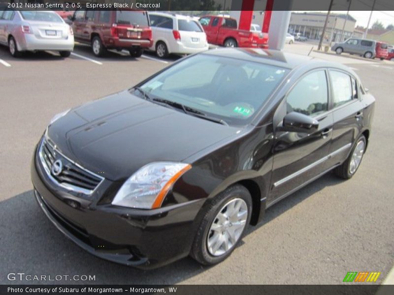 Espresso Black / Charcoal 2012 Nissan Sentra 2.0 S