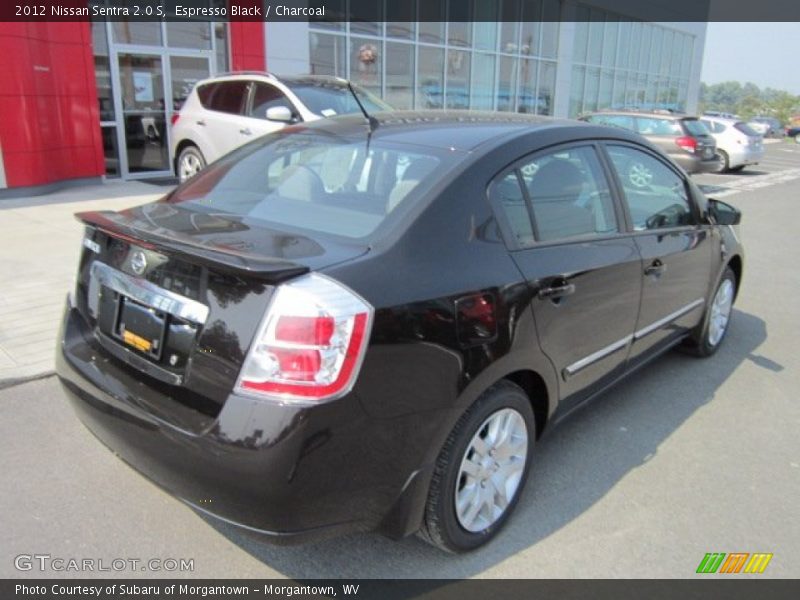 Espresso Black / Charcoal 2012 Nissan Sentra 2.0 S